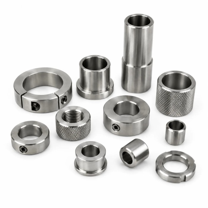 CNC-bearbetade bussningar
