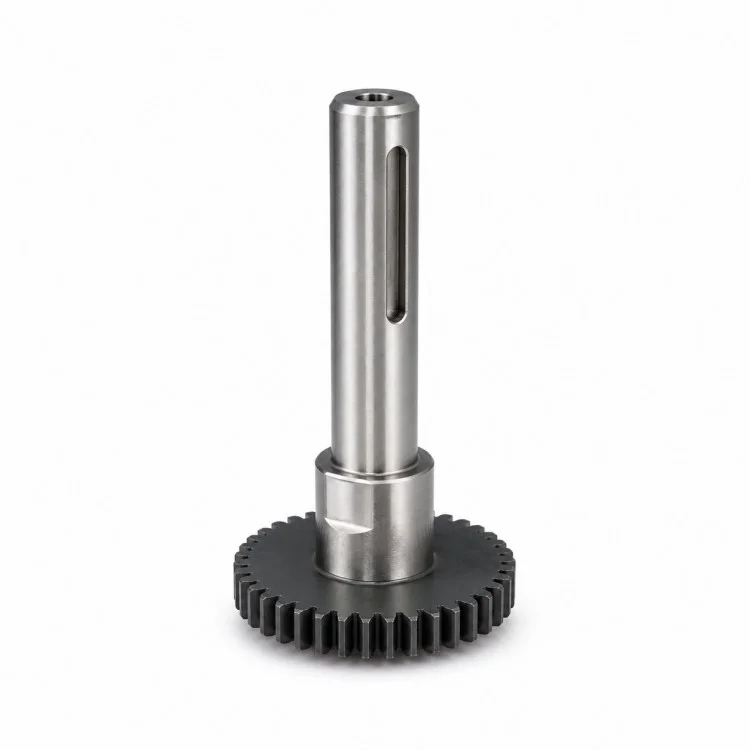 Precisions CNC-bearbetad kugghjulsaxel